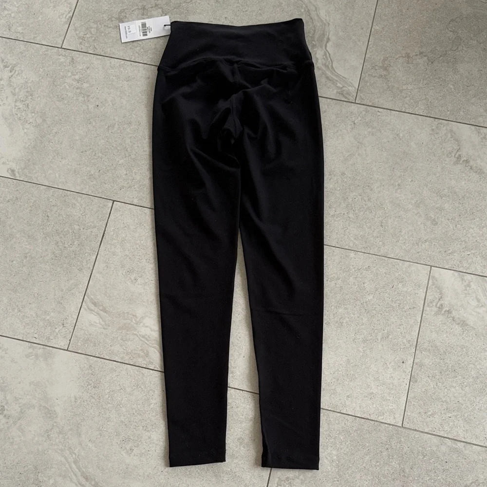 925fit Eva Leggings w/Lace Accent sz S adult black NWT